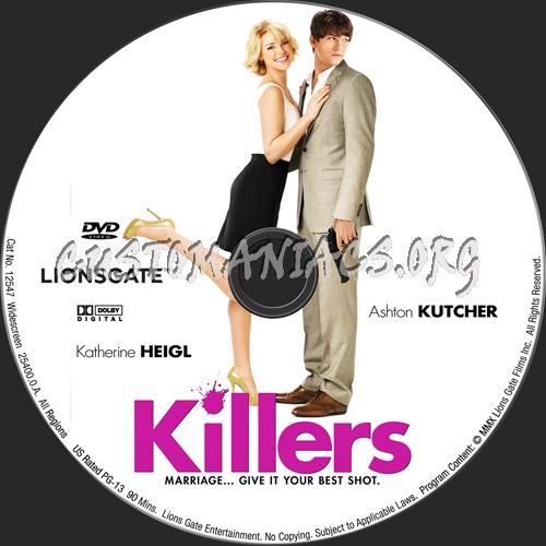 Killers dvd label
