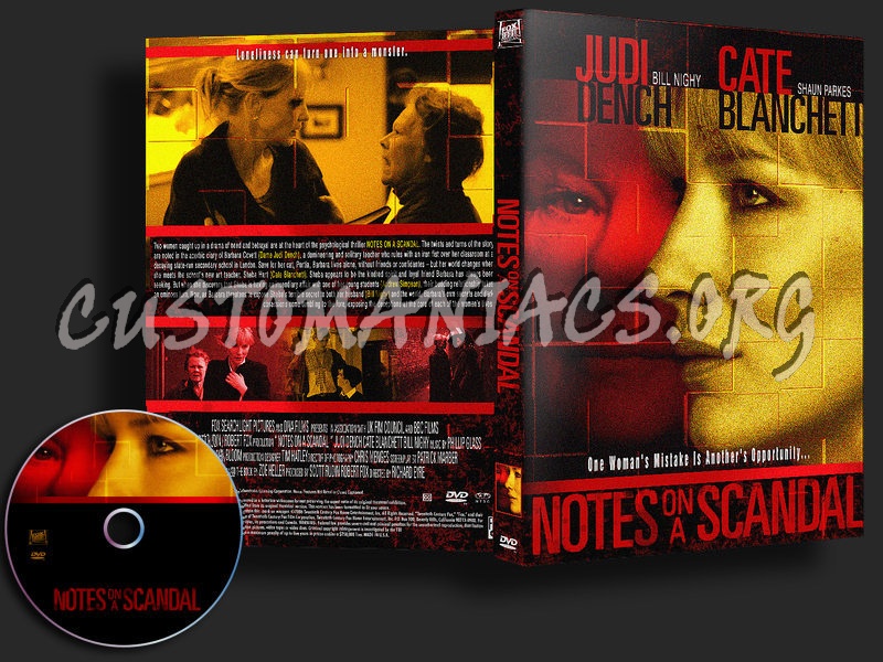 Notes On A Scandal dvd cover