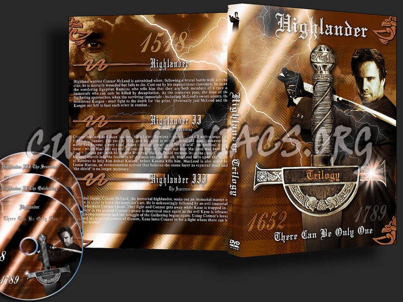 Highlander Trilogy dvd cover