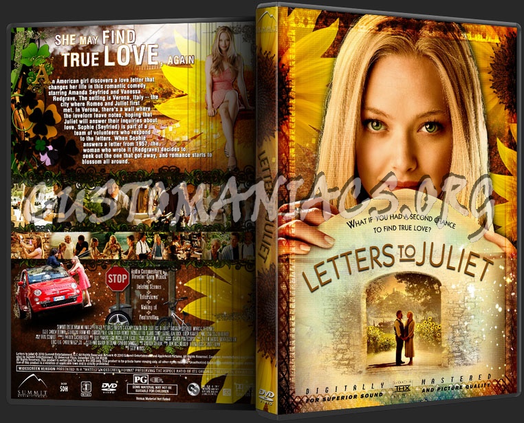 Letters to Juliet dvd cover