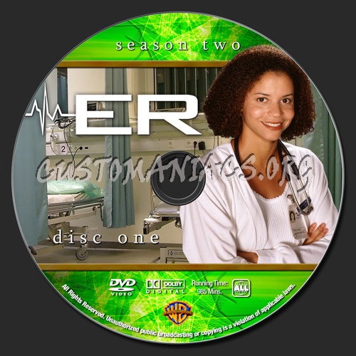 ER - Season 2 dvd label