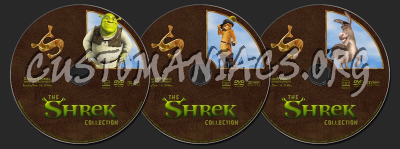 Shrek Collection dvd label