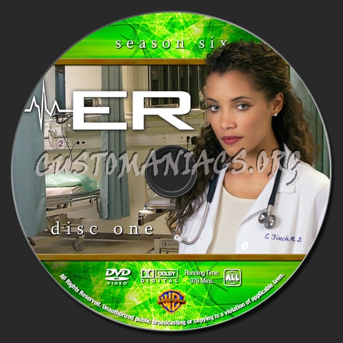 ER - Season 6 dvd label