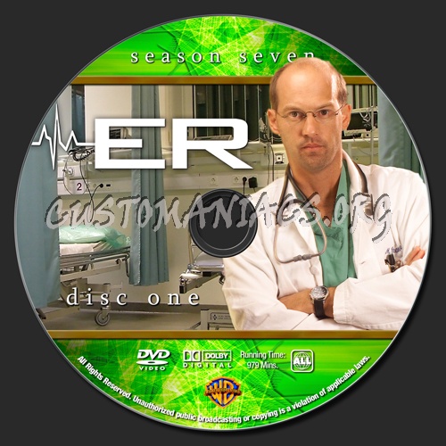 ER - Season 7 dvd label