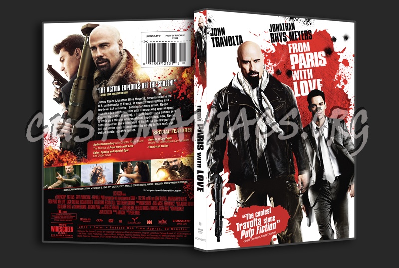 From Paris With Love dvd cover