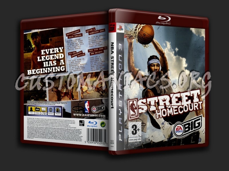 NBA Street Homecourt dvd cover
