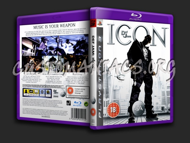 Def Jam Icon dvd cover - DVD Covers & Labels by Customaniacs, id: 8212 free  download highres dvd cover