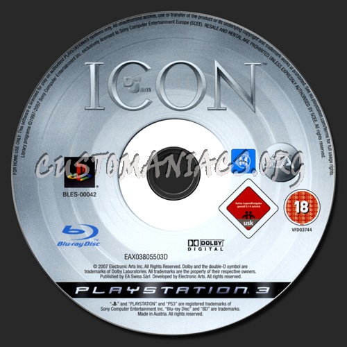 Def Jam Icon dvd label
