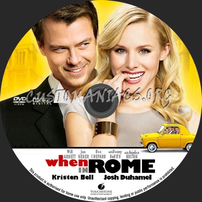 When In Rome dvd label