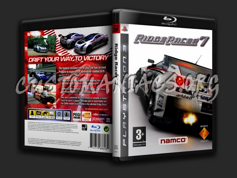 Ridge Racer 7 dvd cover