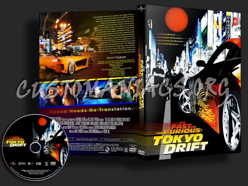 The Fast And The Furious: Tokyo Drift dvd cover