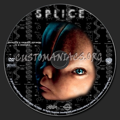 Splice dvd label