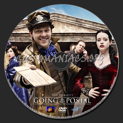 Terry Pratchett's Going Postal dvd label