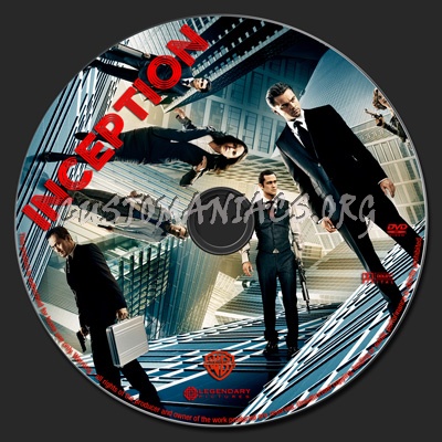 Inception dvd label