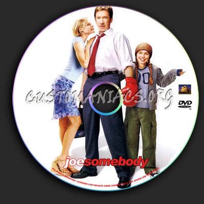 Joe Somebody dvd label