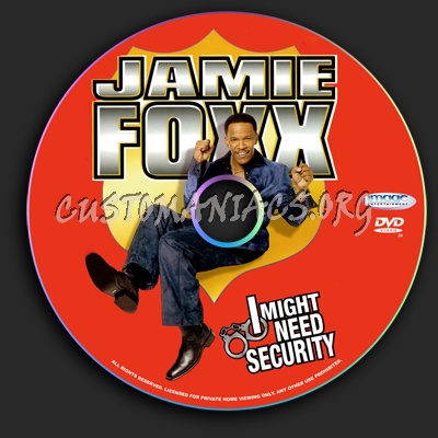 Jamie Foxx I Might Need Security dvd label