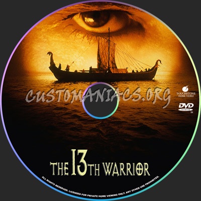 The 13th Warrior dvd label