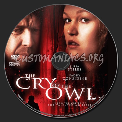 The Cry of The Owl dvd label