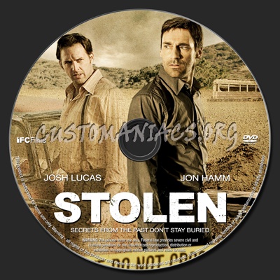 Stolen dvd label