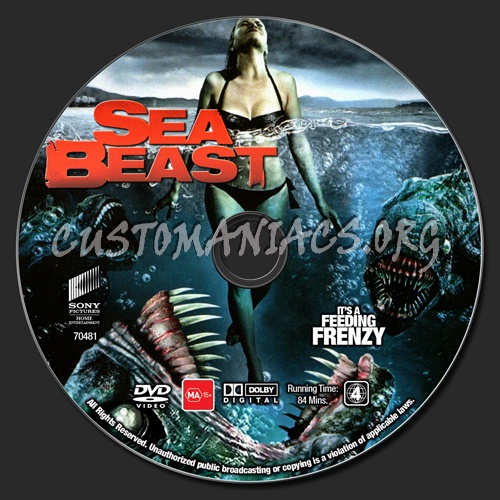 Sea Beast dvd label