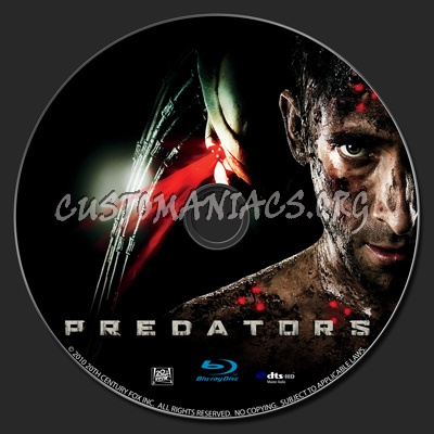 Predators blu-ray label