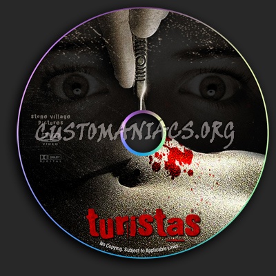 Turistas dvd label