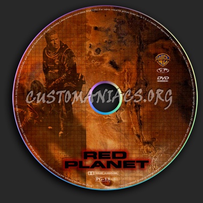 Red Planet dvd label