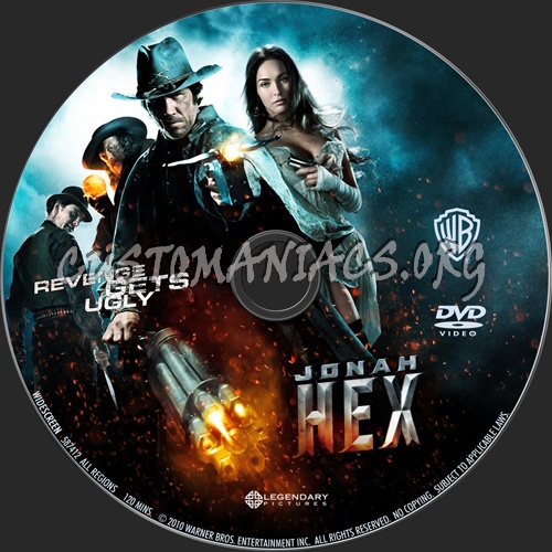 Jonah Hex dvd label