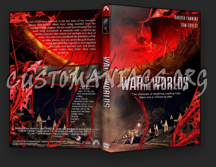 War Of The Worlds dvd cover