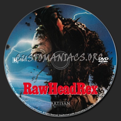 RawHead Rex dvd label