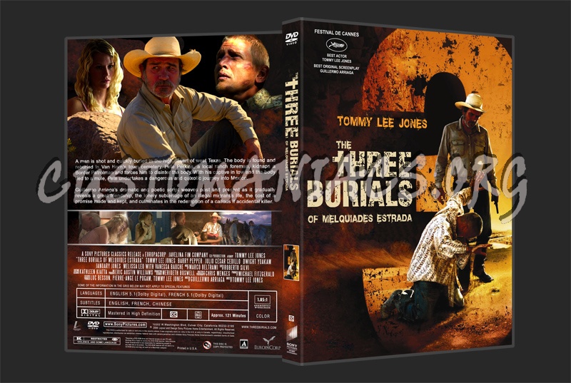 The Three Burials Of Melquiades Estrada dvd cover