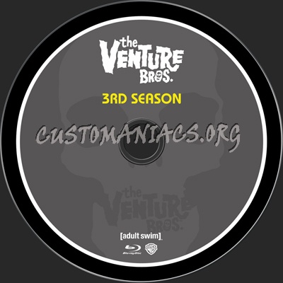 Venture Bros Season 3 blu-ray label