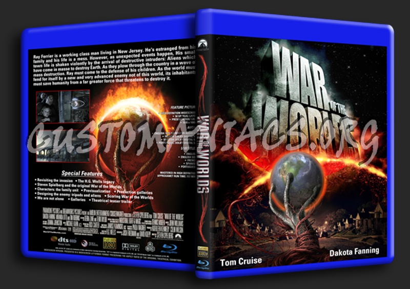 War of the Worlds blu-ray cover