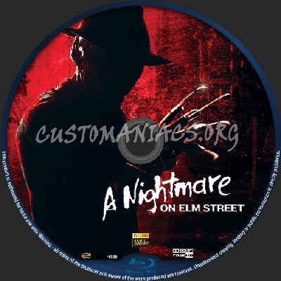 A Nightmare On Elm Street blu-ray label