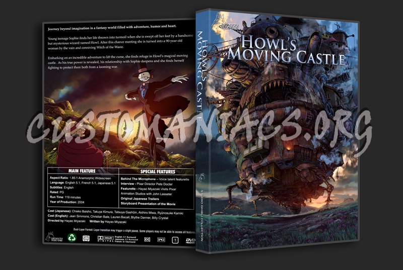 Howl's Moving Castle dvd cover