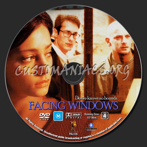 Facing Windows dvd label