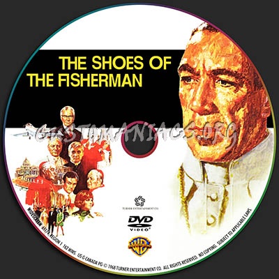 The Shoes of the Fisherman dvd label