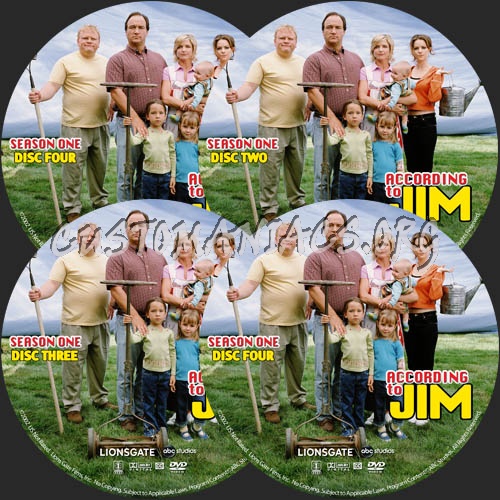 According to Jim - Season 1 dvd label