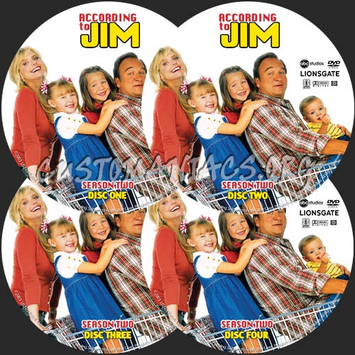 According to Jim - Season 2 dvd label