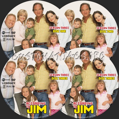 According to Jim - Season 3 dvd label