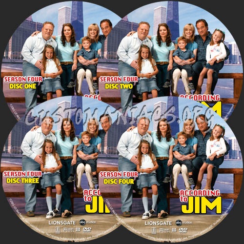 According to Jim - Season 4 dvd label