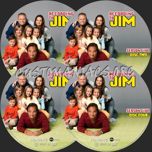 According to Jim - Season 5 dvd label