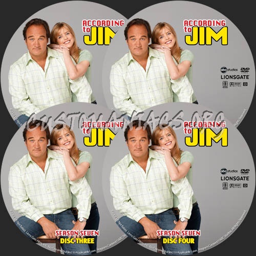 According to Jim - Season 7 dvd label