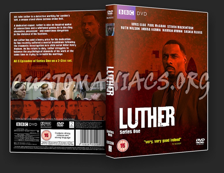 Luther (Series One) dvd cover