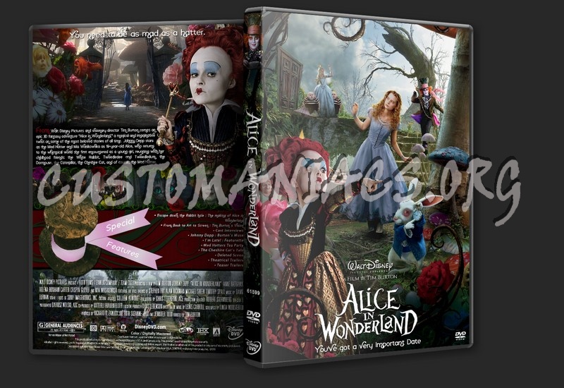 Alice in Wonderland dvd cover
