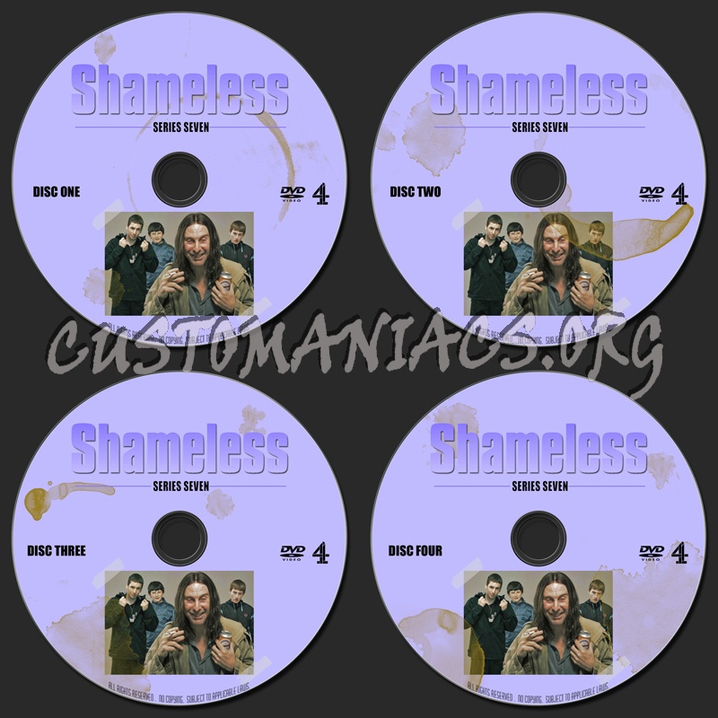 Shameless Series 7 dvd label