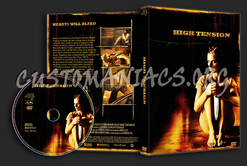 High Tension dvd cover