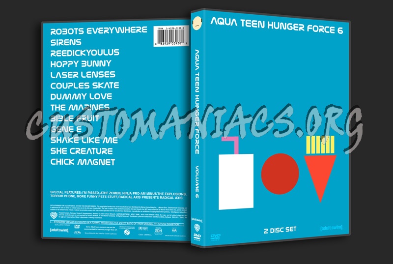 Aqua Teen Hunger Force Vol 6 dvd cover
