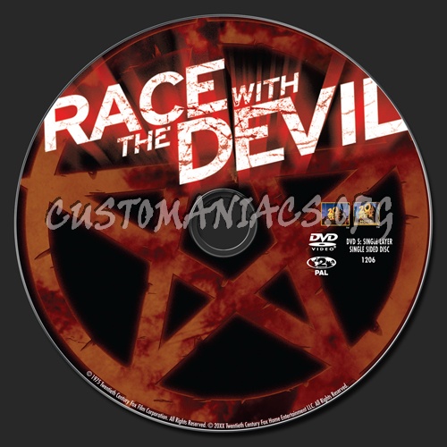 Race with the Devil dvd label