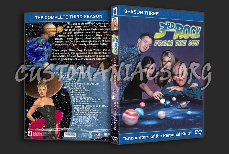 3rd Rock From The Sun - Seasons 1-6 dvd cover